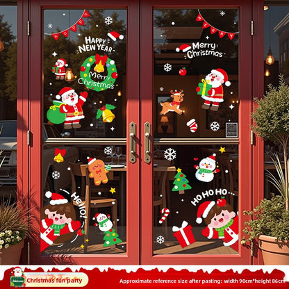 Christmas static stickers