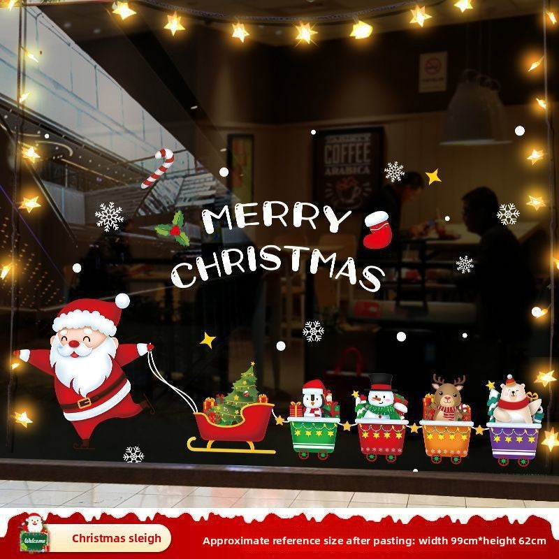 Christmas static stickers