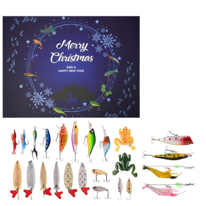 Christmas-themed fishing bait