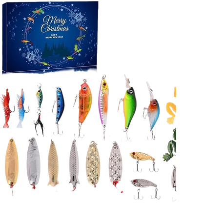 Christmas-themed fishing bait