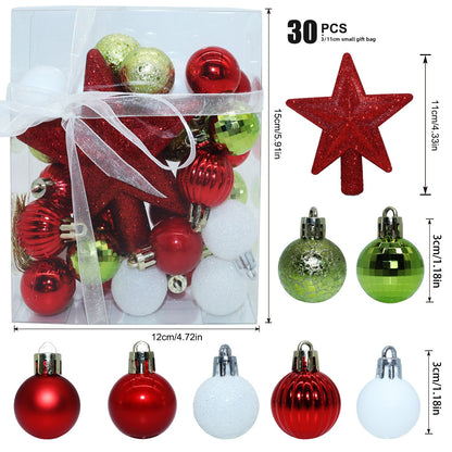 Christmas tree ball ornament