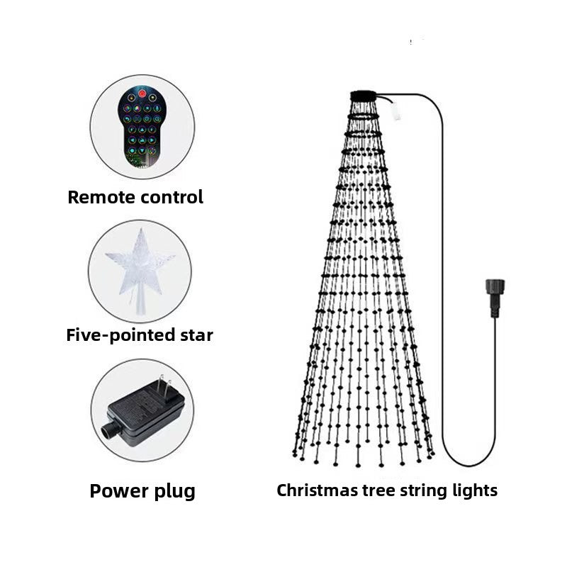 Christmas tree light strings