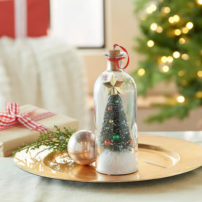 Christmas Tree Message Recording Bottle