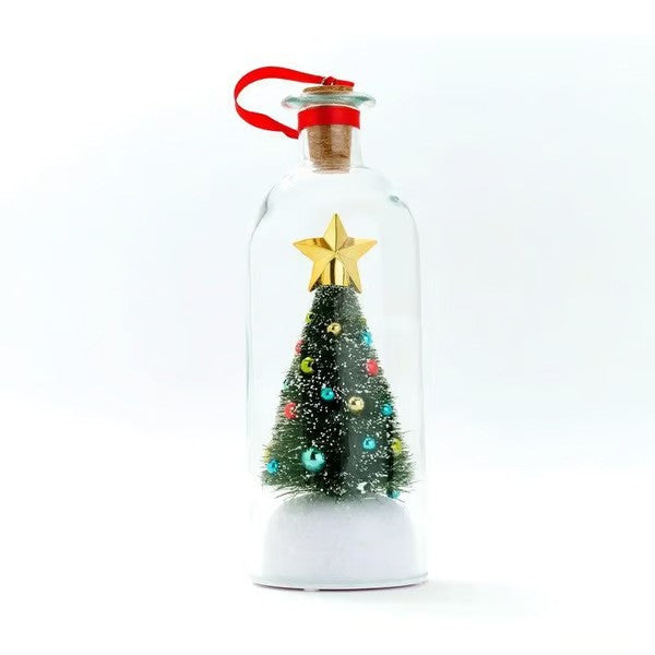 Christmas Tree Message Recording Bottle
