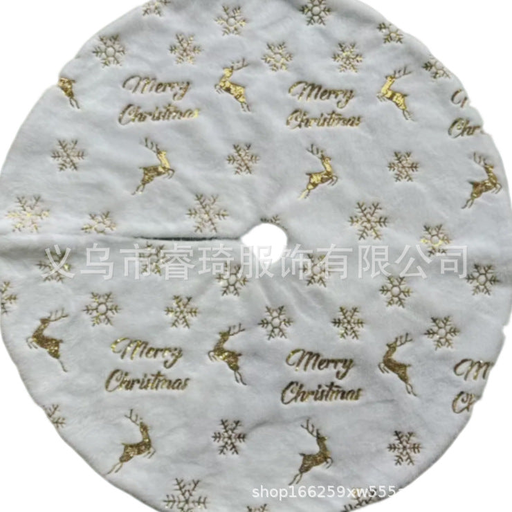 Christmas tree skirt decoration