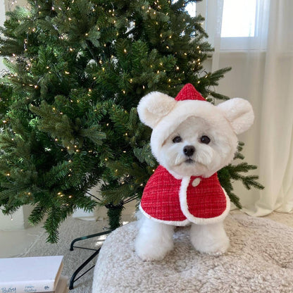 Christmas warm-up doggy Christmas outfit