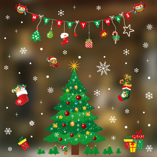 Christmas window stickers