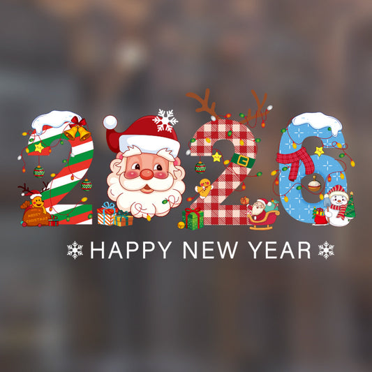Christmas window stickers