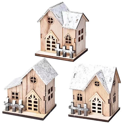 Christmas wooden ornament