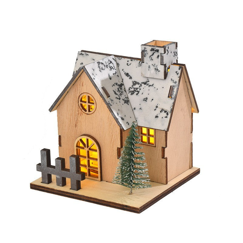 Christmas wooden ornament
