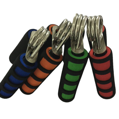 Chrome-plated grip exerciser