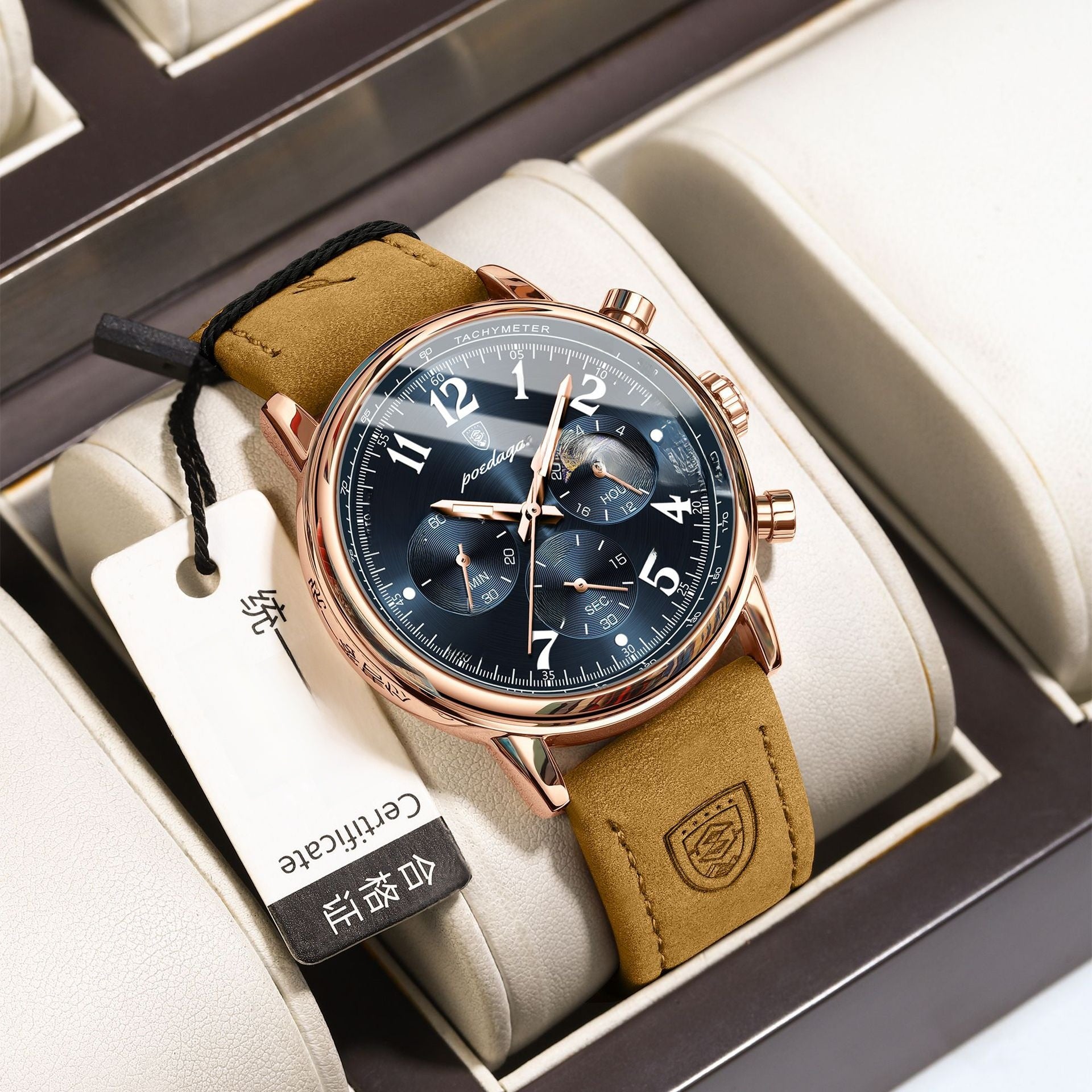Chronograph Multifunction Luminous Quartz Watch