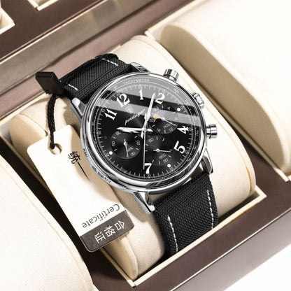 Chronograph Multifunction Luminous Quartz Watch