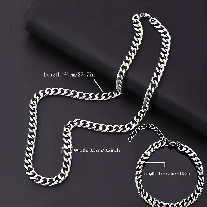 Chunky Cuban Link Chain Necklace