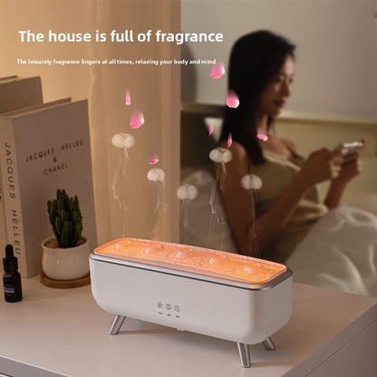 Cigar-shaped flame humidifier