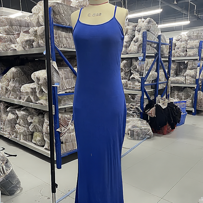 Cinching one-piece dress