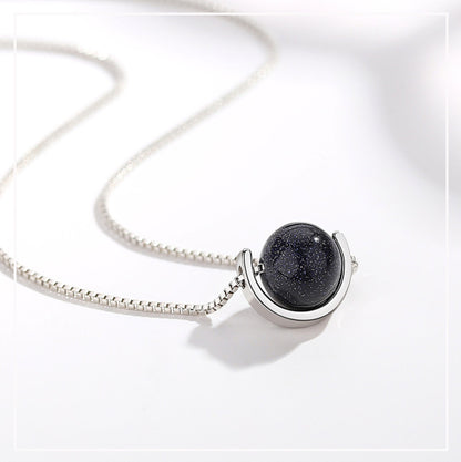 Cinnabar Silver Geometric Necklace