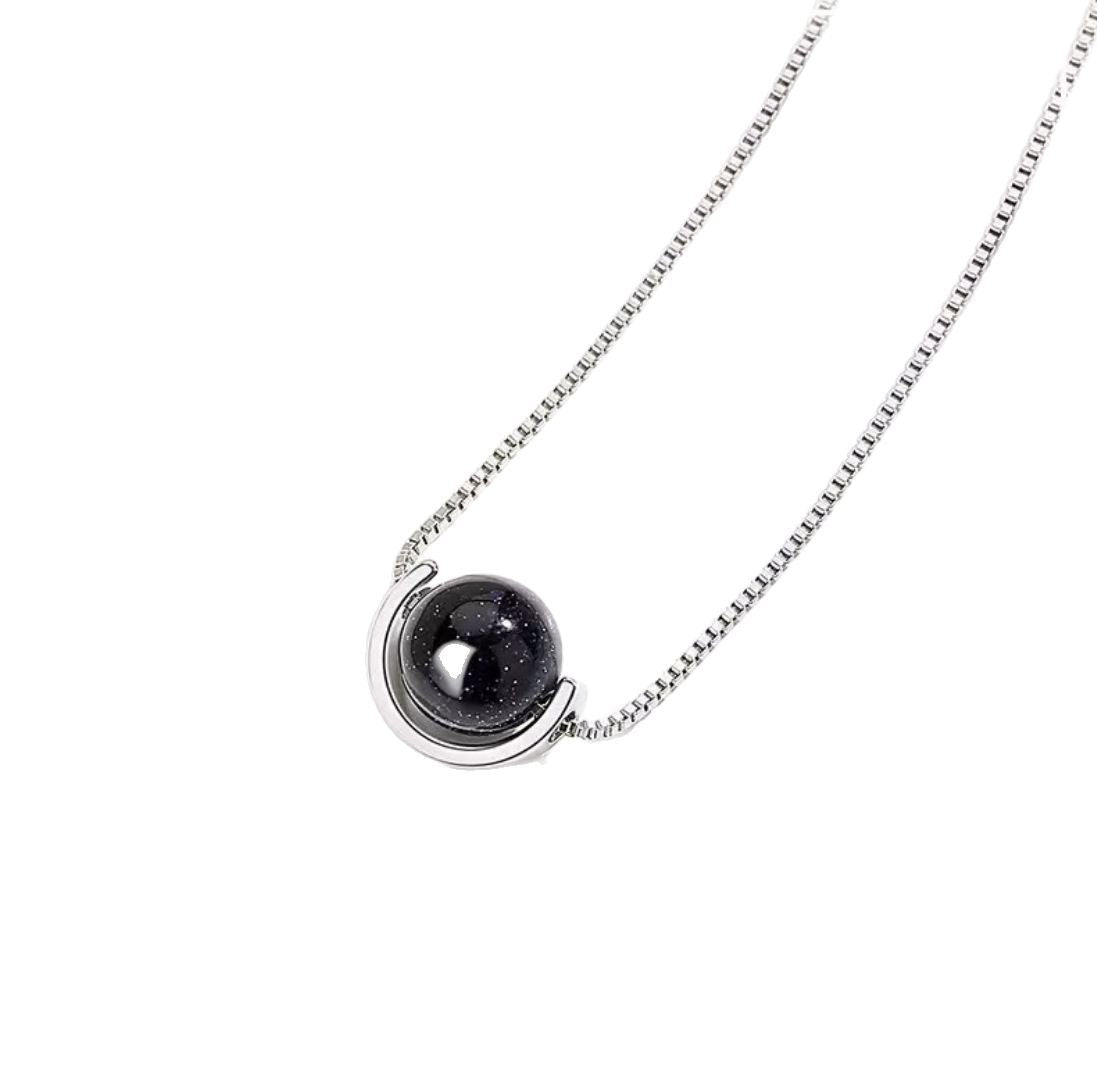 Cinnabar Silver Geometric Necklace