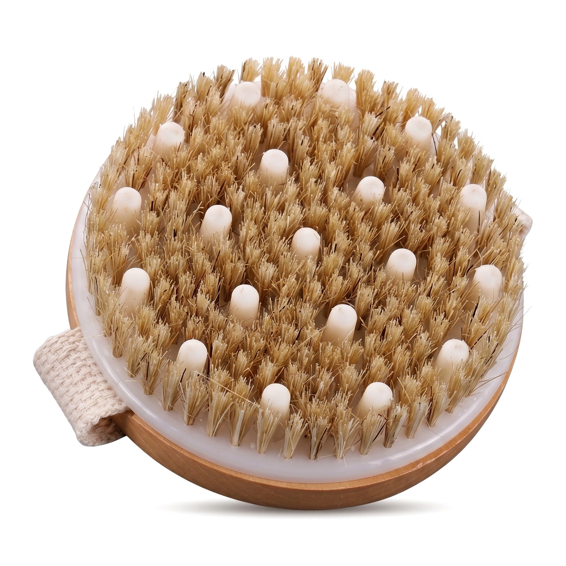 Circular bath brush massage brush