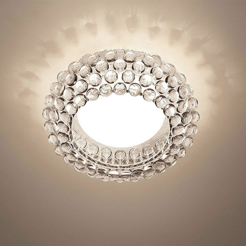 Circular creative art ceiling lamp