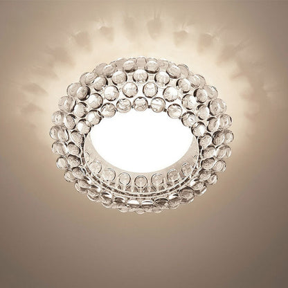 Circular creative art ceiling lamp