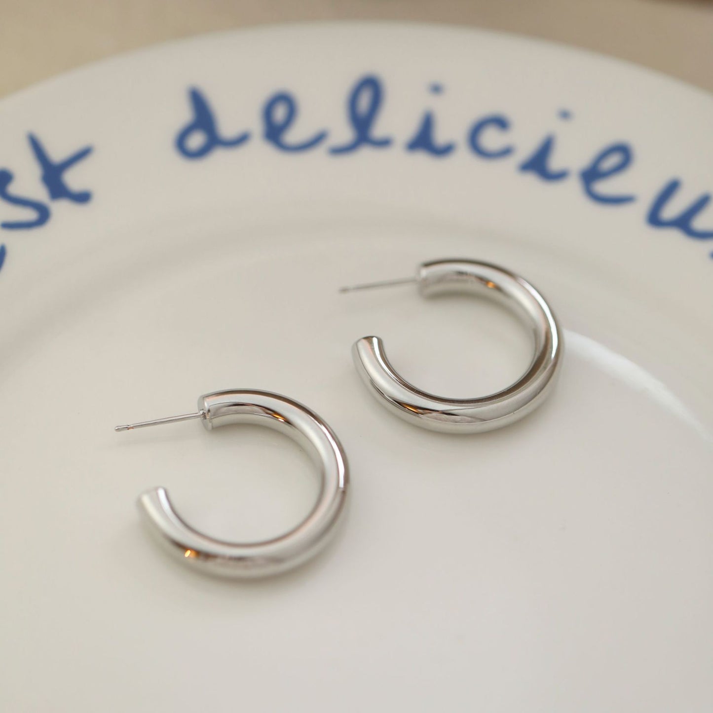 Circular earrings