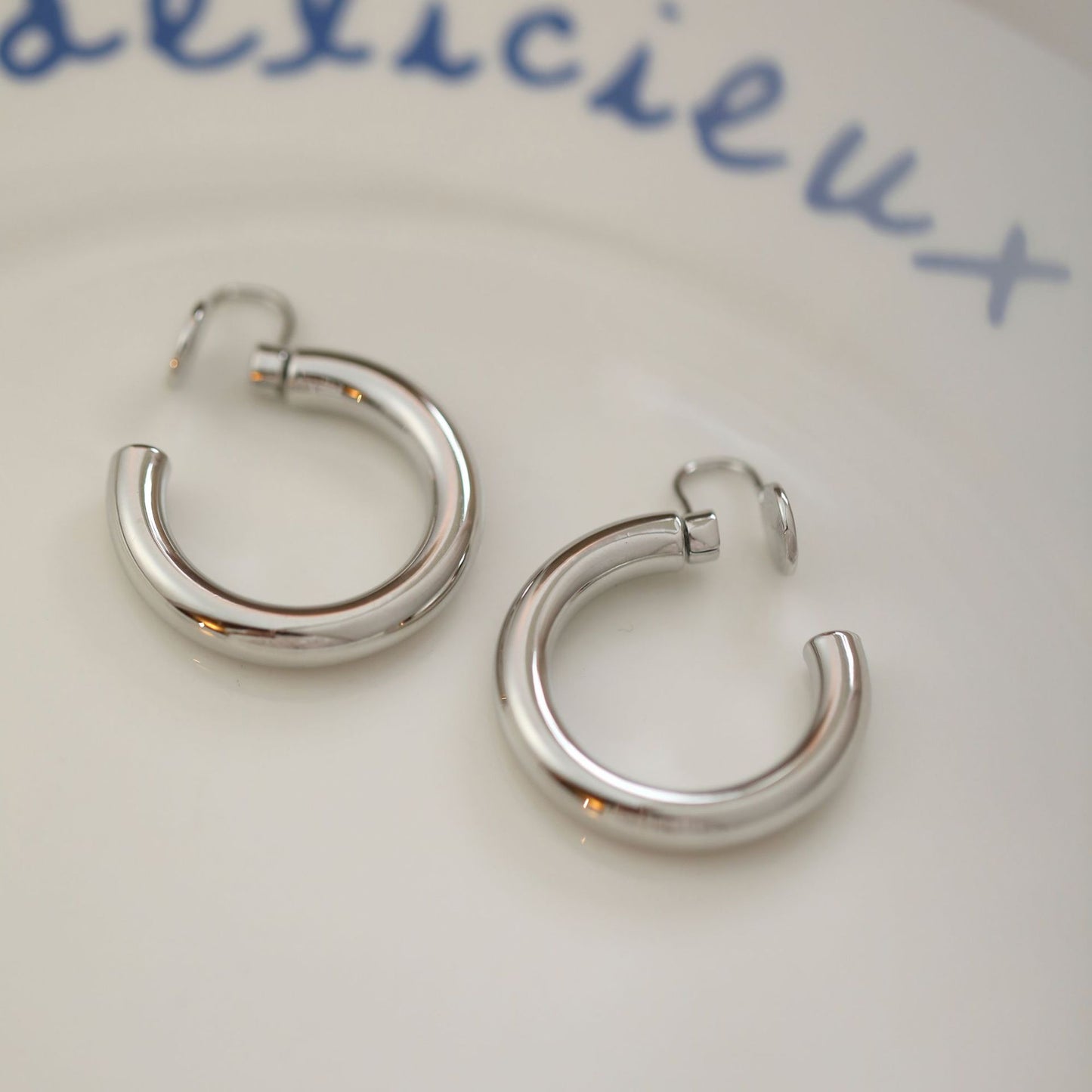 Circular earrings
