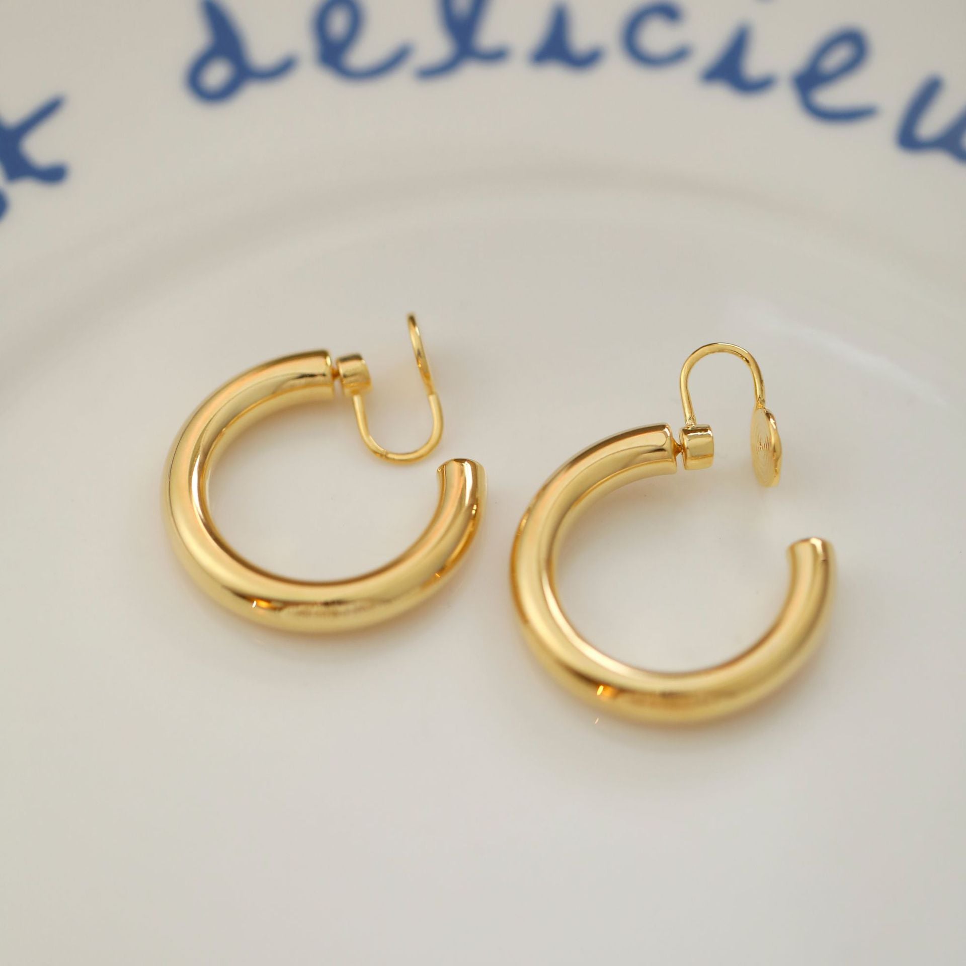 Circular earrings