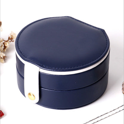 Circular jewelry storage box