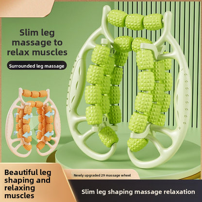 Circular leg clamps and thigh muscle relaxers