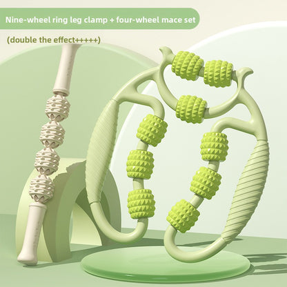 Circular leg clamps and thigh muscle relaxers