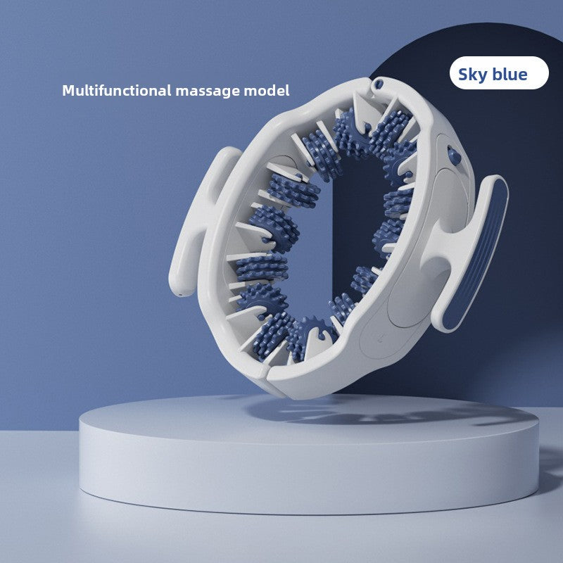 Circular leg massage device