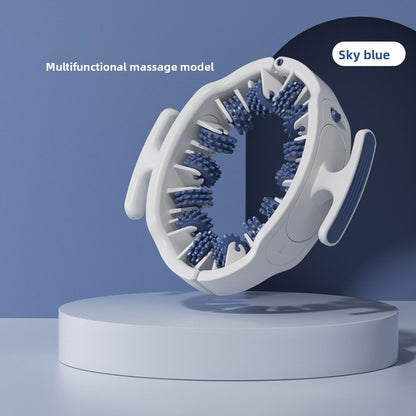 Circular leg massage device
