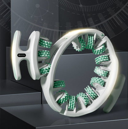 Circular leg massage device