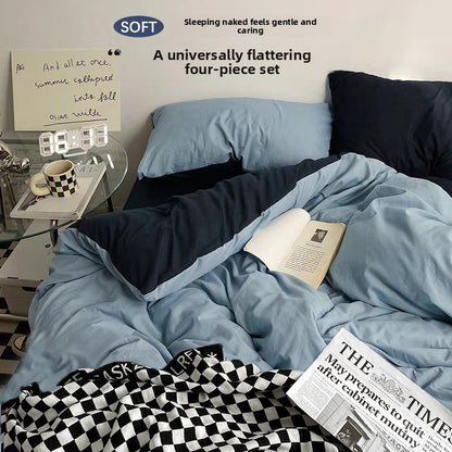 Class A Washed Cotton Bed Sheet Set