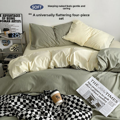 Class A Washed Cotton Bed Sheet Set