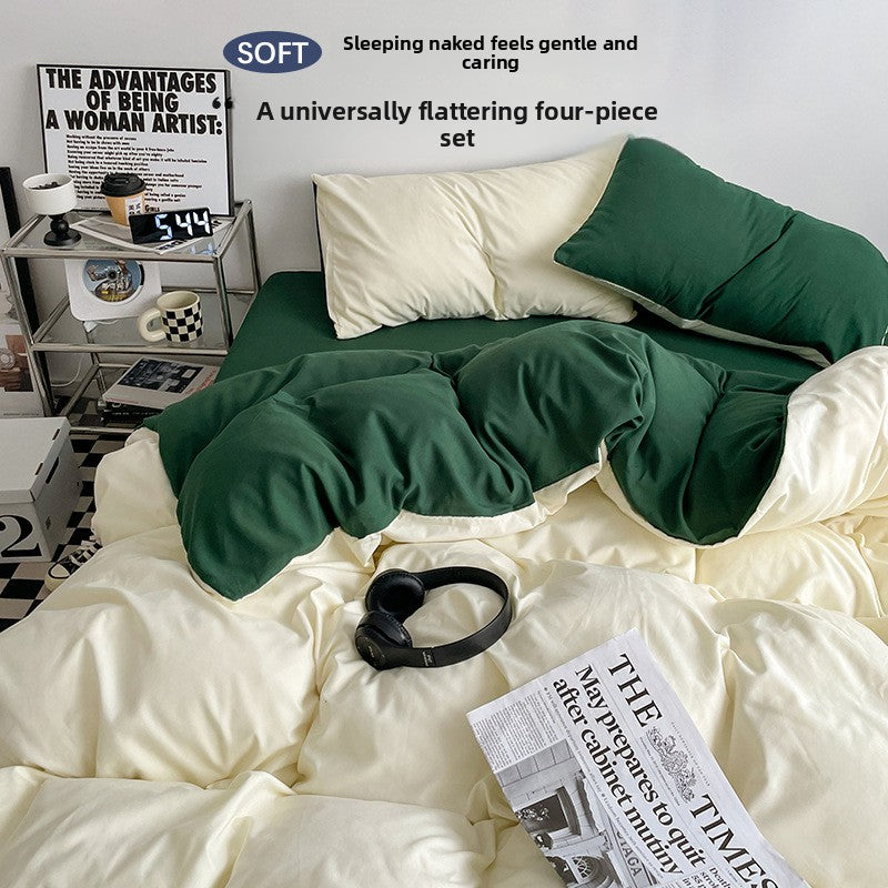 Class A Washed Cotton Bed Sheet Set