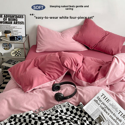 Class A Washed Cotton Bed Sheet Set