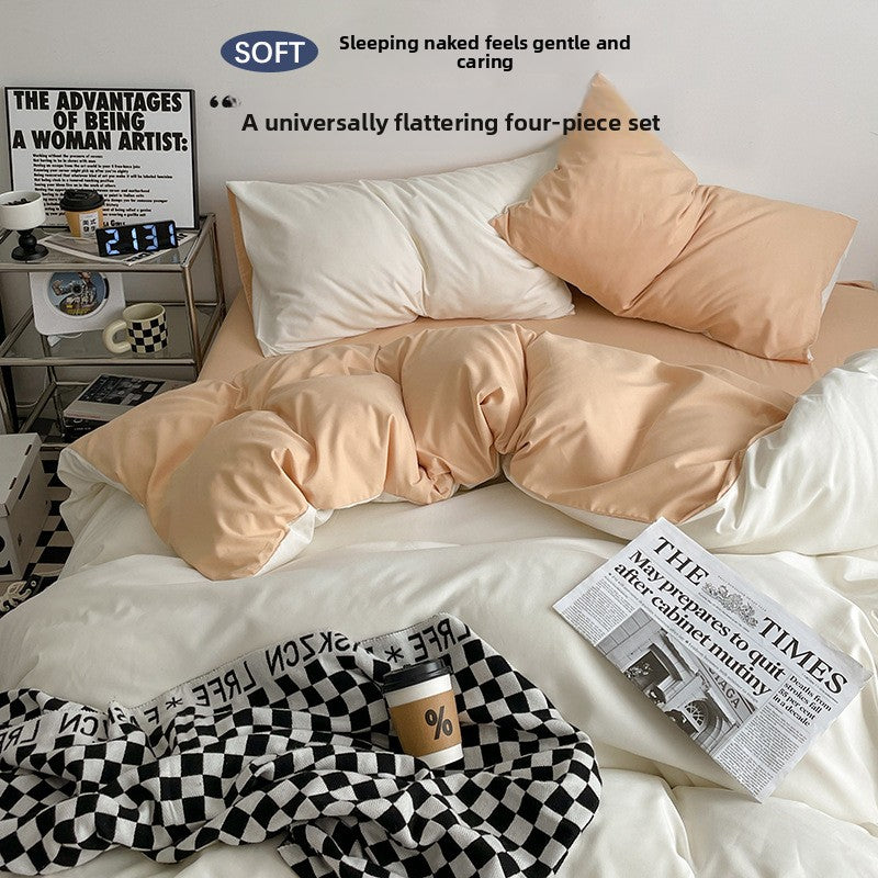 Class A Washed Cotton Bed Sheet Set