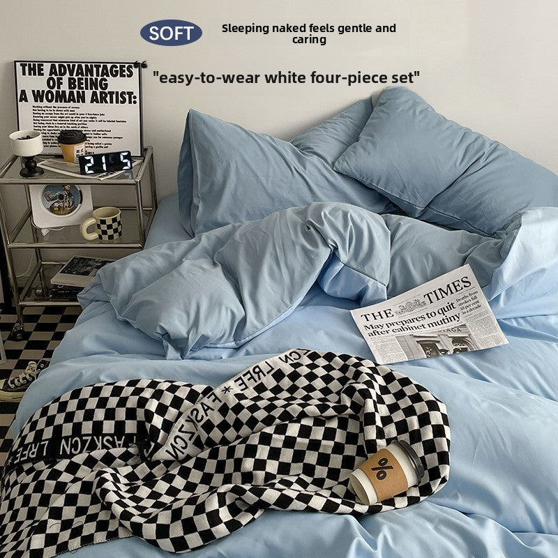 Class A Washed Cotton Bed Sheet Set