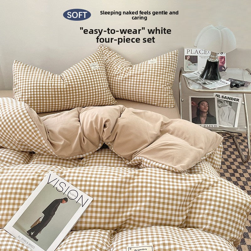 Class A Washed Cotton Bed Sheet Set