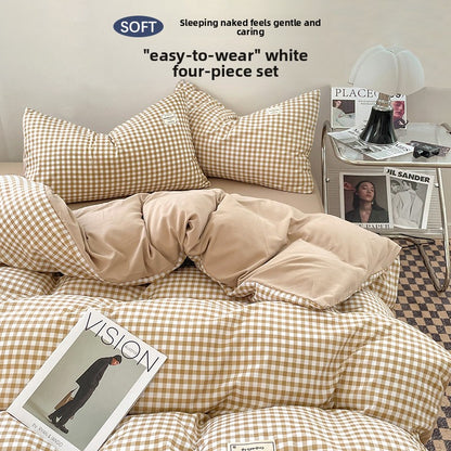 Class A Washed Cotton Bed Sheet Set