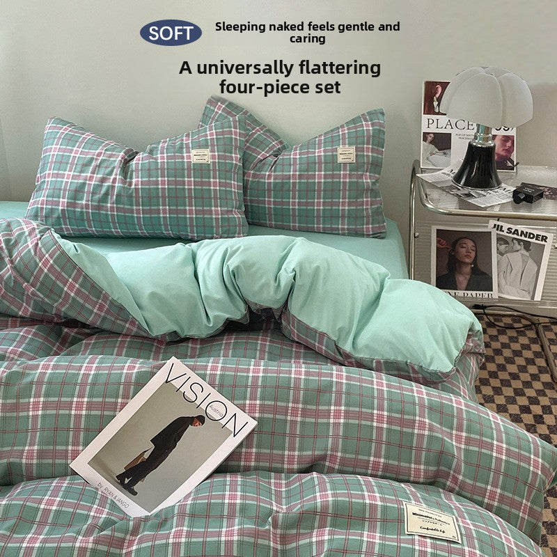 Class A Washed Cotton Bed Sheet Set