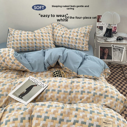Class A Washed Cotton Bed Sheet Set