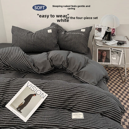 Class A Washed Cotton Bed Sheet Set