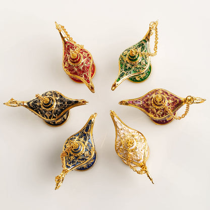 Classic Aladdin Magic Lamp Alloy Decor