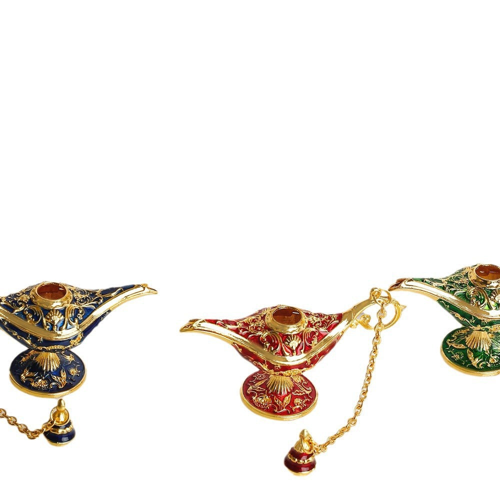 Classic Aladdin Magic Lamp Alloy Decor