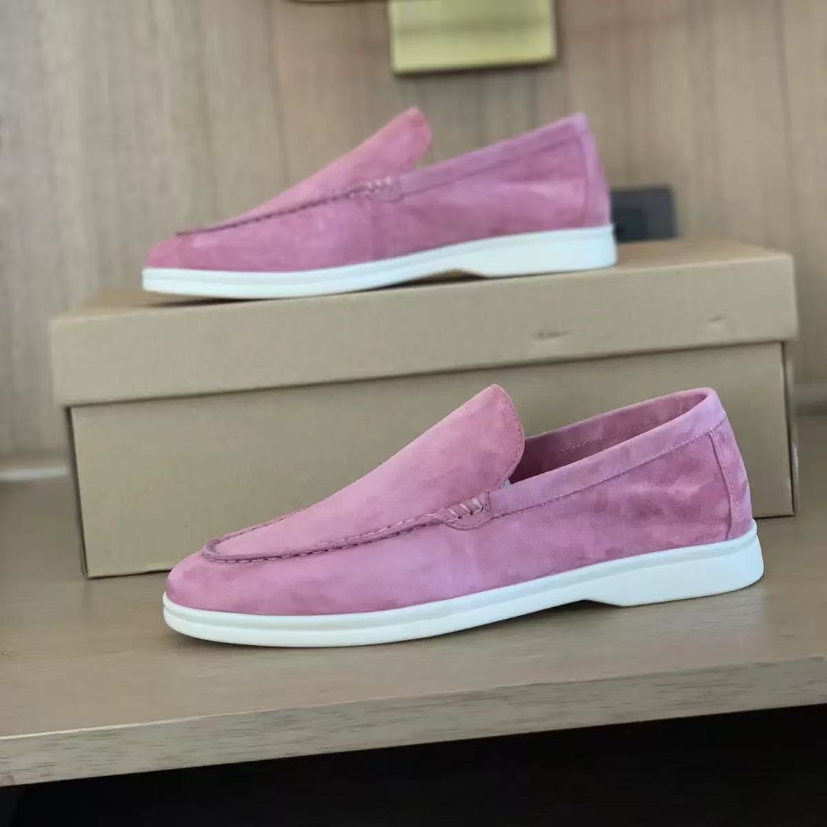 Classic Buckle Loafers for Men