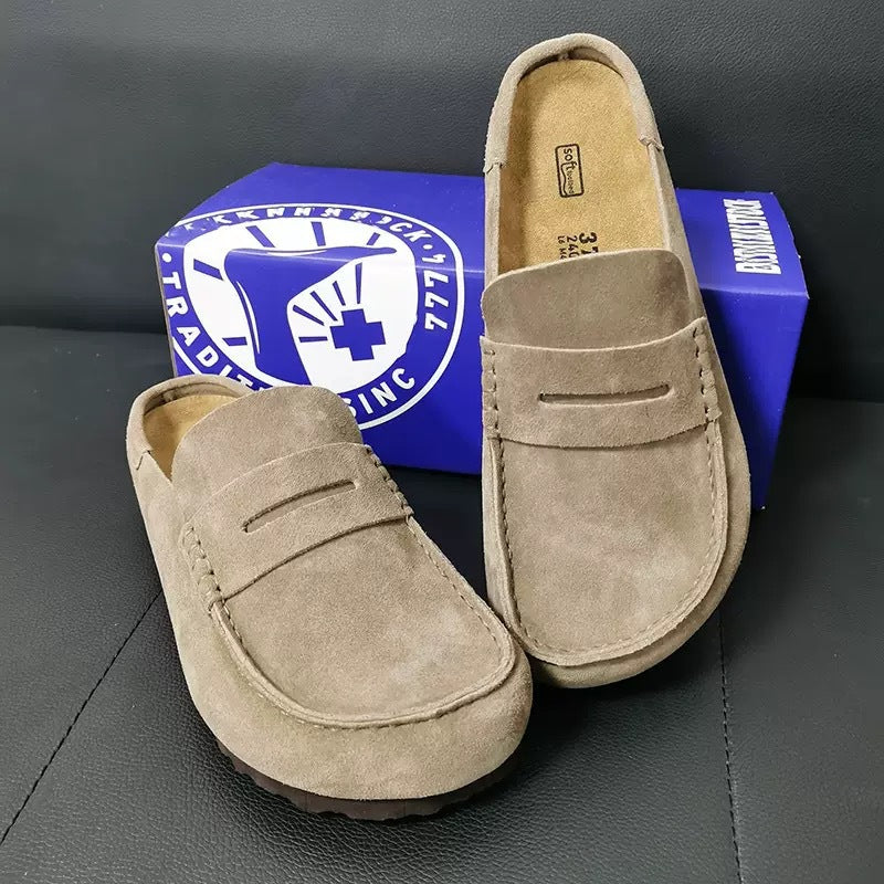 Classic Genuine Leather Slip-On Loafers