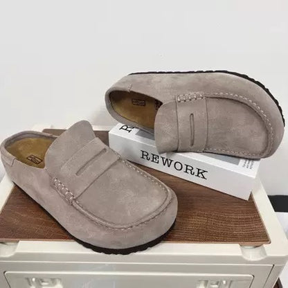 Classic Genuine Leather Slip-On Loafers